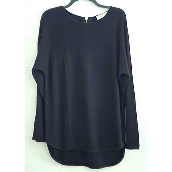 SWEATER-Michael Kors-Black-Long Length-Zipper-Long Sleeves-Size Large - Picture 7 of 13